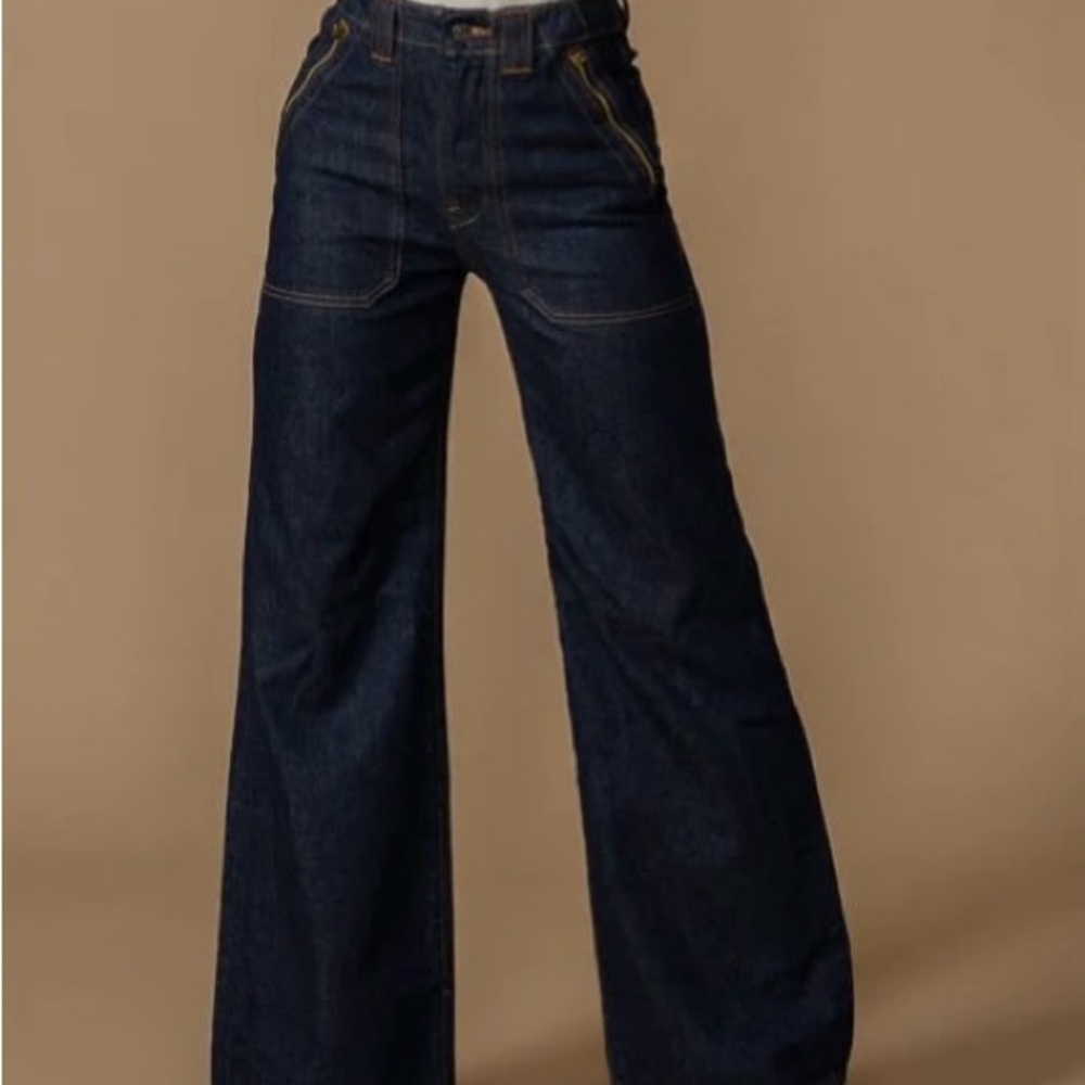 NWOT Edwin Rowan Wide Leg Jeans. Women’s Size 33. MSRP $218